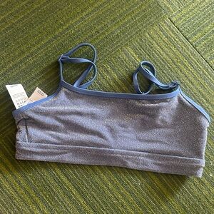 Aerie Shimmering Gray Bandeau